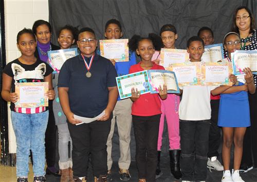 5th grade honor roll and citizenship award winners 
